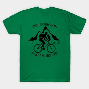 Biker Mountain On T-Shirt